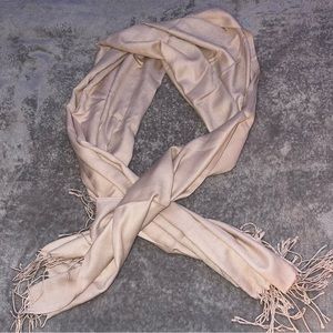H&M cream, light nude scarf